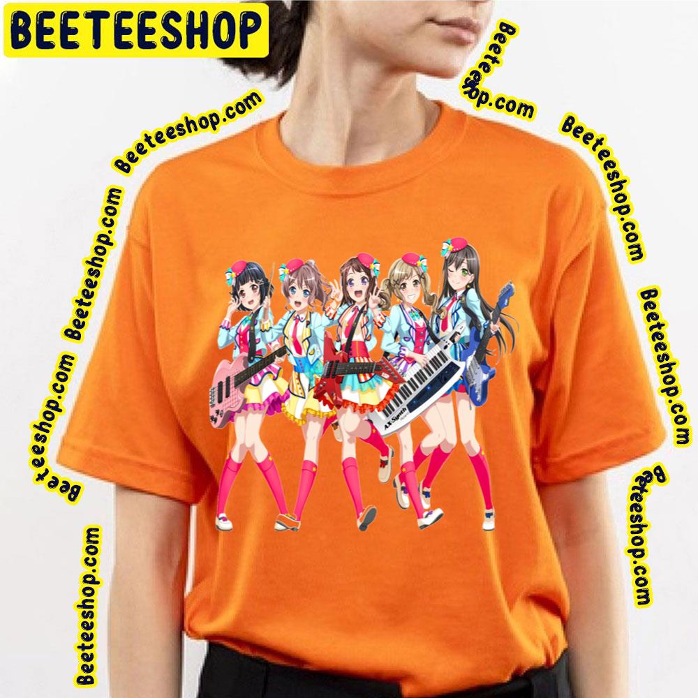 Bang Dream Poppin Party Trending Unisex T-Shirt Bang Dream Poppin Party Trending Unisex T-Shirt