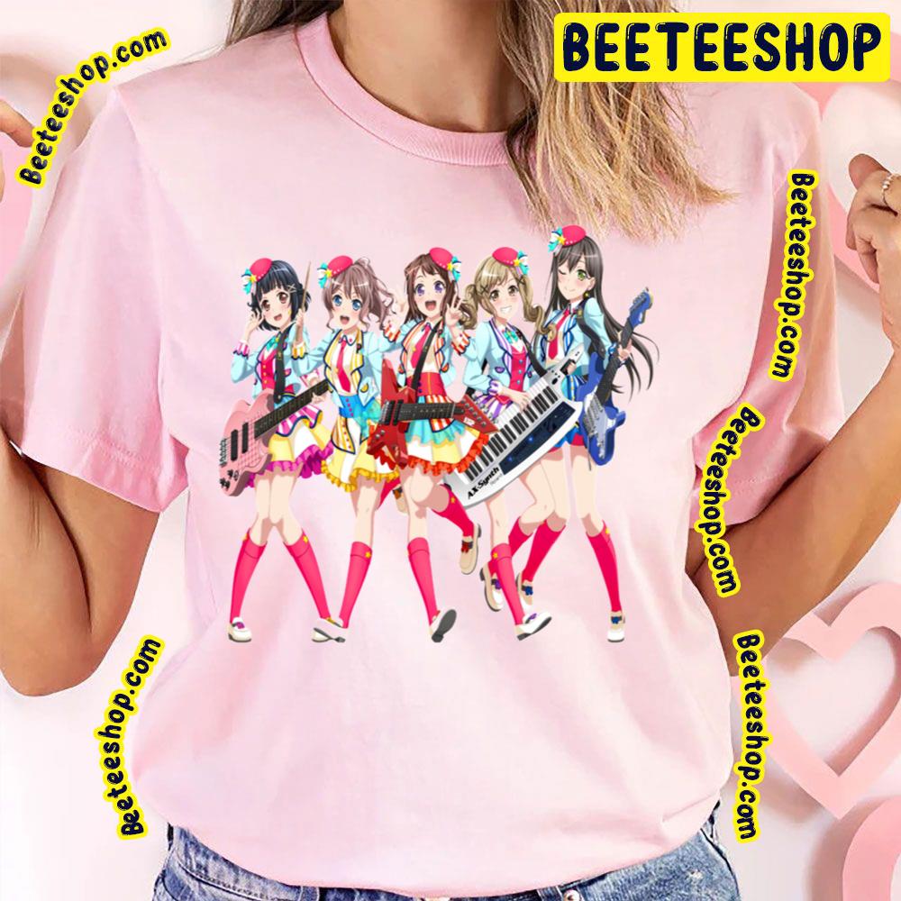Bang Dream Poppin Party Trending Unisex T-Shirt Bang Dream Poppin Party Trending Unisex T-Shirt