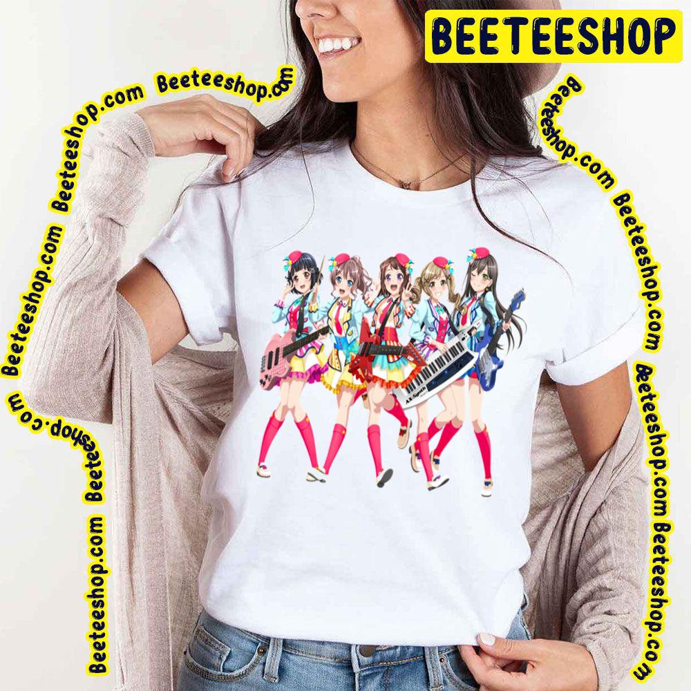 Bang Dream Poppin Party Trending Unisex T-Shirt Bang Dream Poppin Party Trending Unisex T-Shirt