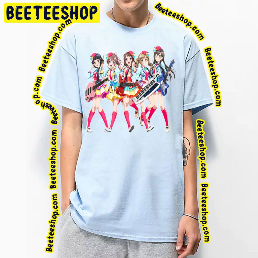 Bang Dream Poppin Party Trending Unisex T-Shirt Bang Dream Poppin Party Trending Unisex T-Shirt