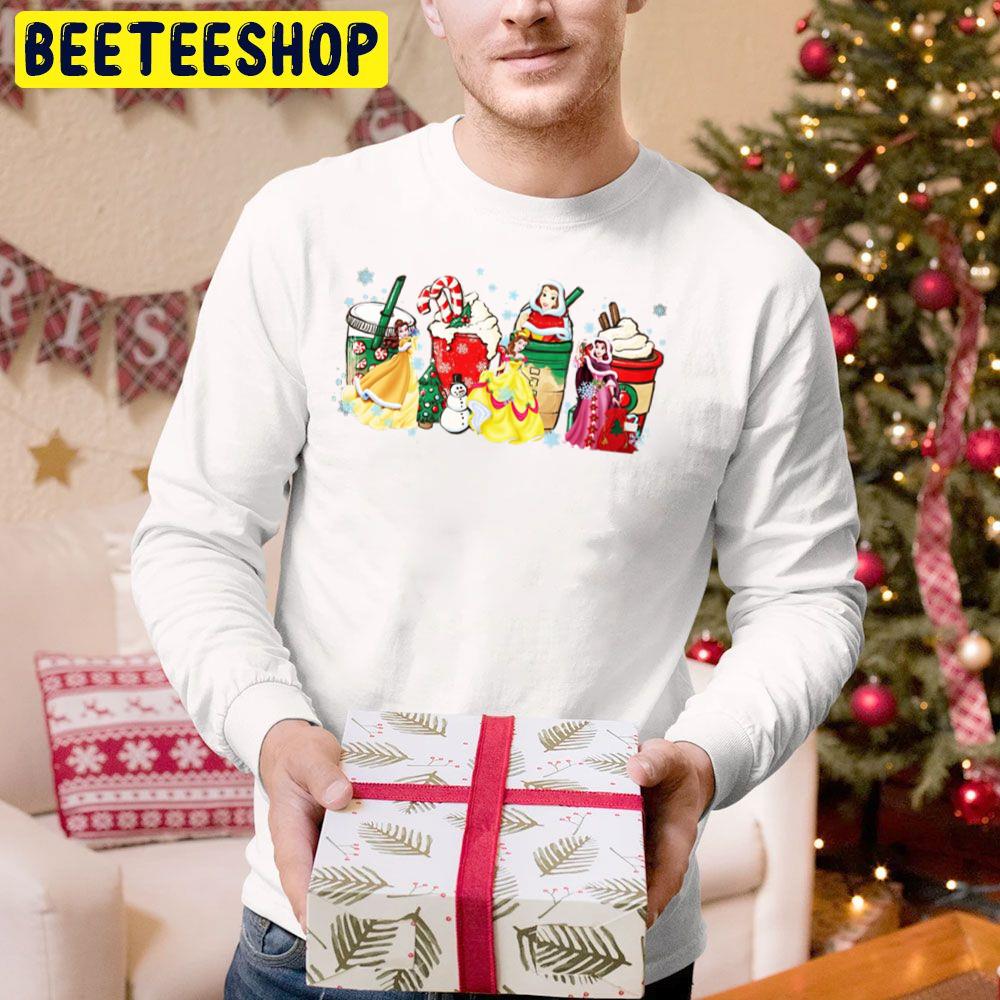 Beauty & The Beast Christmas Coffee Cup Trending Unisex Hoodie Beauty & The Beast Christmas Coffee Cup Trending Unisex Hoodie
