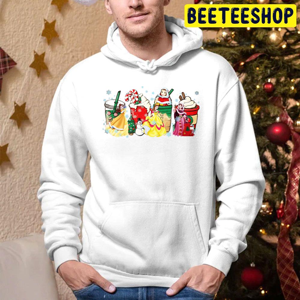 Beauty & The Beast Christmas Coffee Cup Trending Unisex Hoodie Beauty & The Beast Christmas Coffee Cup Trending Unisex Hoodie