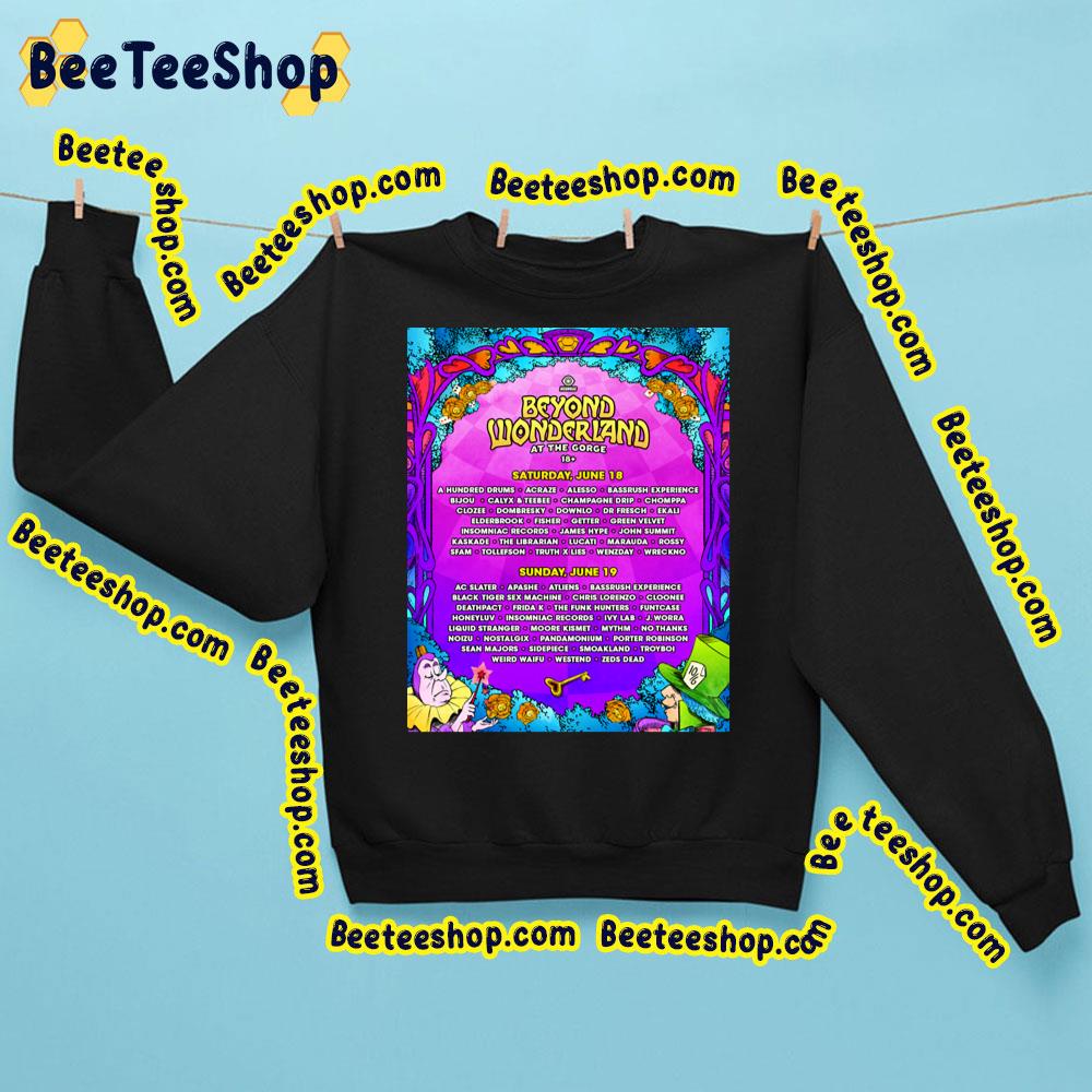 Beyond Wonderland At The Gorge 2023 Trending Unisex Sweatshirt Beyond Wonderland At The Gorge 2023 Trending Unisex Sweatshirt