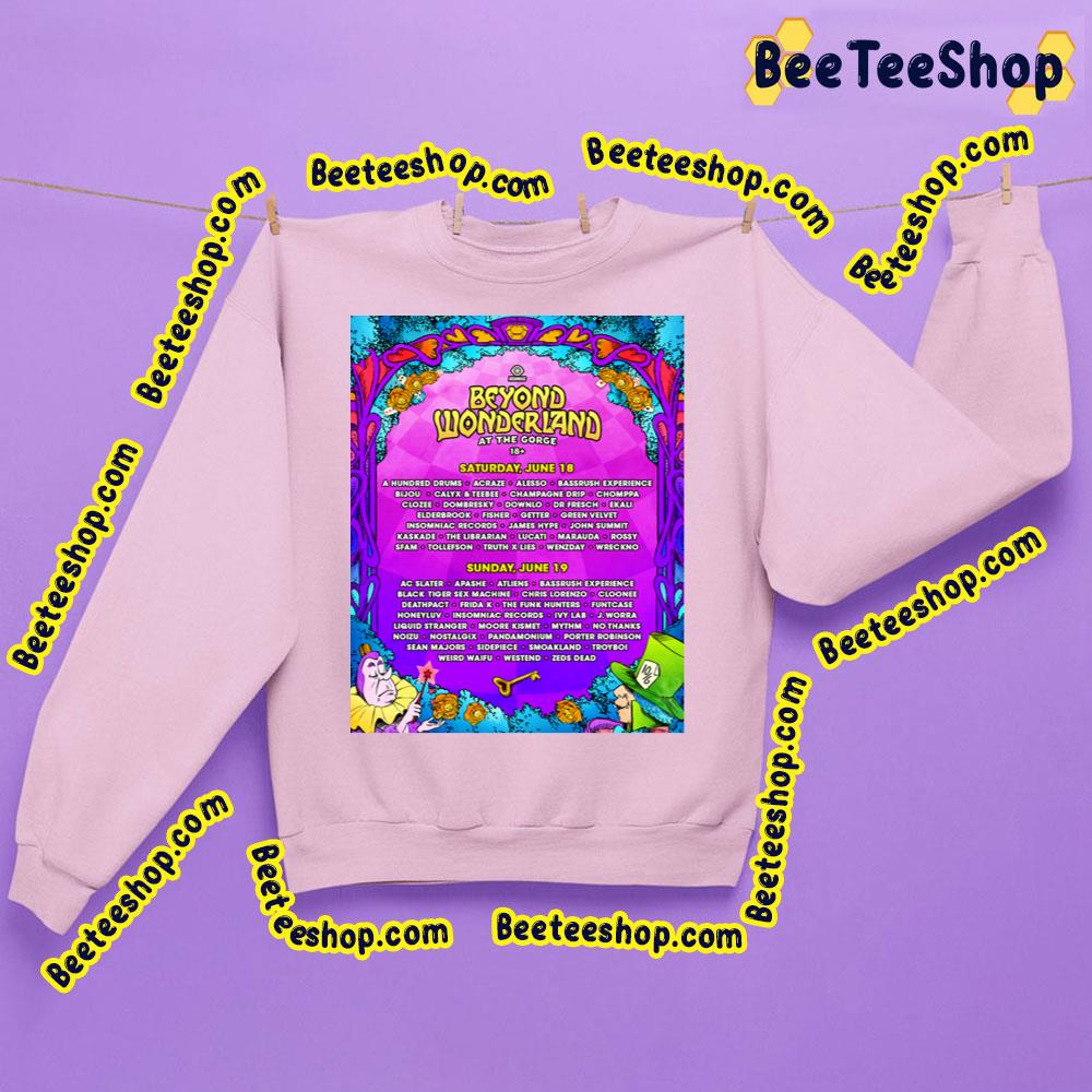 Beyond Wonderland At The Gorge 2023 Trending Unisex Sweatshirt Beyond Wonderland At The Gorge 2023 Trending Unisex Sweatshirt