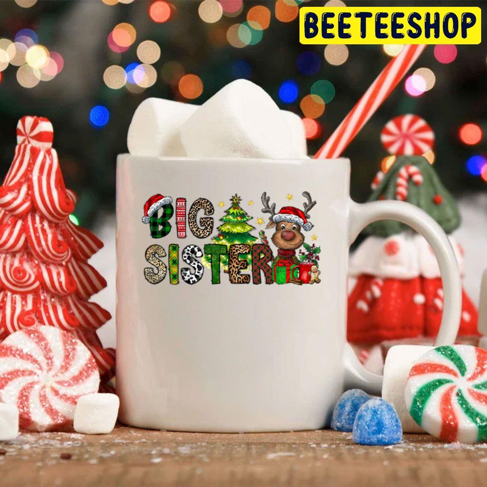 Big Sister Reindeer Christmas Trending Unisex Hoodie Big Sister Reindeer Christmas Trending Unisex Hoodie