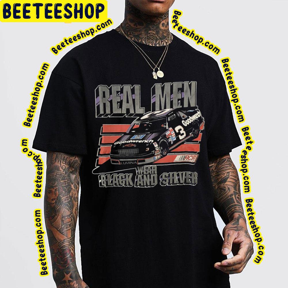 Black And Silver Dale Earnhardt Real Men Vintage Trending Unisex Sweatshirt Black And Silver Dale Earnhardt Real Men Vintage Trending Unisex Sweatshirt