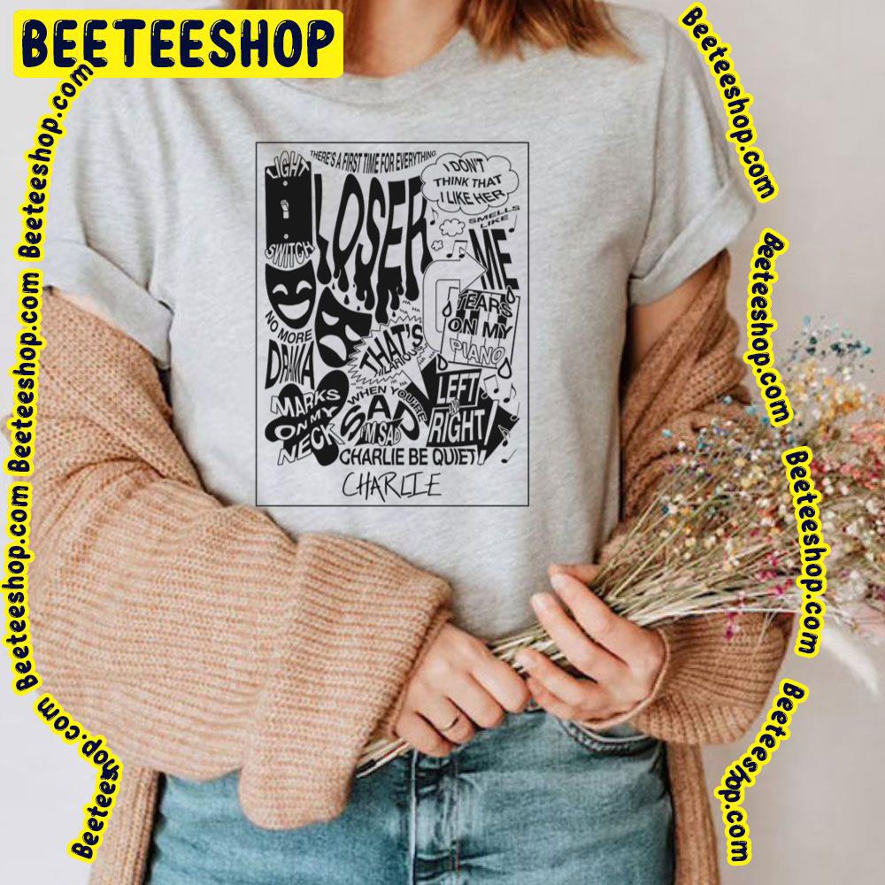Black Art Charlie Puth Loser 2022 Song Trending Unisex Shirt Black Art Charlie Puth Loser 2022 Song Trending Unisex Shirt