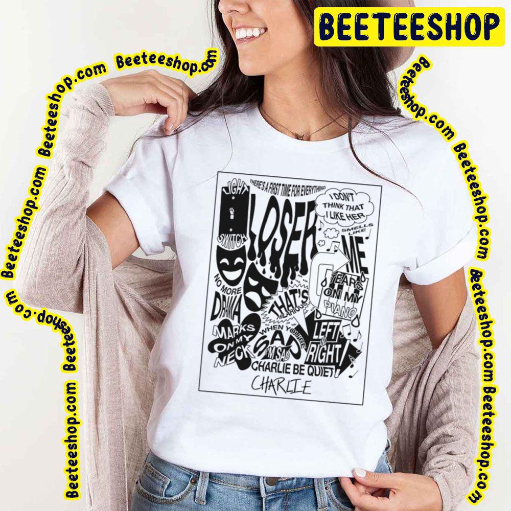 Black Art Charlie Puth Loser 2022 Song Trending Unisex Shirt Black Art Charlie Puth Loser 2022 Song Trending Unisex Shirt