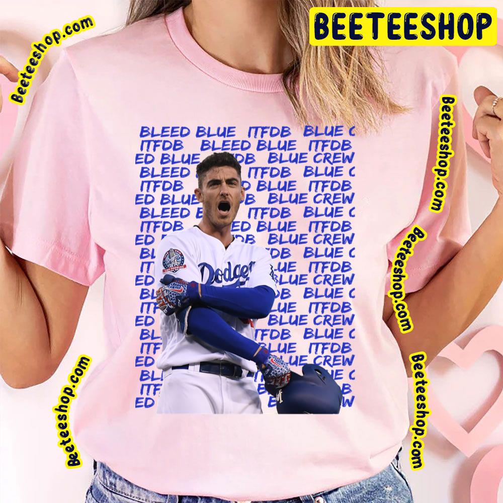 Bleed Blue Fan Art Merch Active Cody Bellinger Baseball Trending Unisex T-Shirt Bleed Blue Fan Art Merch Active Cody Bellinger Baseball Trending Unisex T-Shirt