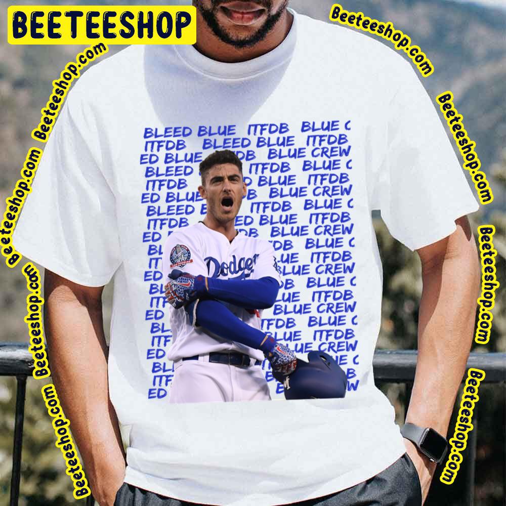 Bleed Blue Fan Art Merch Active Cody Bellinger Baseball Trending Unisex T-Shirt Bleed Blue Fan Art Merch Active Cody Bellinger Baseball Trending Unisex T-Shirt