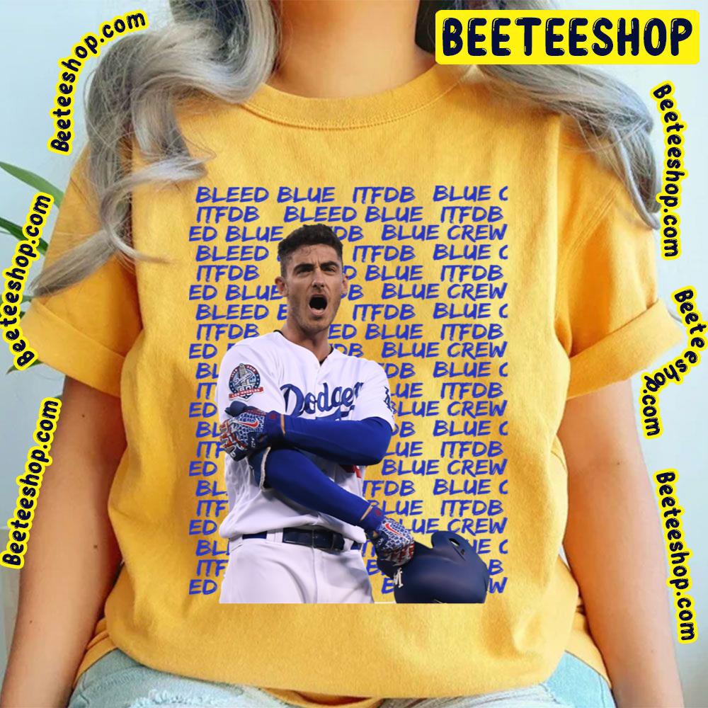 Bleed Blue Fan Art Merch Active Cody Bellinger Baseball Trending Unisex T-Shirt Bleed Blue Fan Art Merch Active Cody Bellinger Baseball Trending Unisex T-Shirt