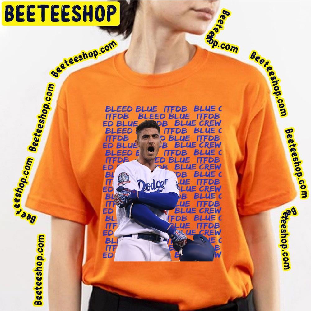 Bleed Blue Fan Art Merch Active Cody Bellinger Baseball Trending Unisex T-Shirt Bleed Blue Fan Art Merch Active Cody Bellinger Baseball Trending Unisex T-Shirt