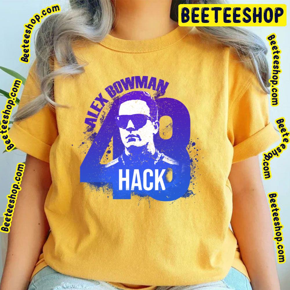 Blue Art Alex Bowman Racing Hack The Race Logo Design Trending Unisex T-Shirt Blue Art Alex Bowman Racing Hack The Race Logo Design Trending Unisex T-Shirt