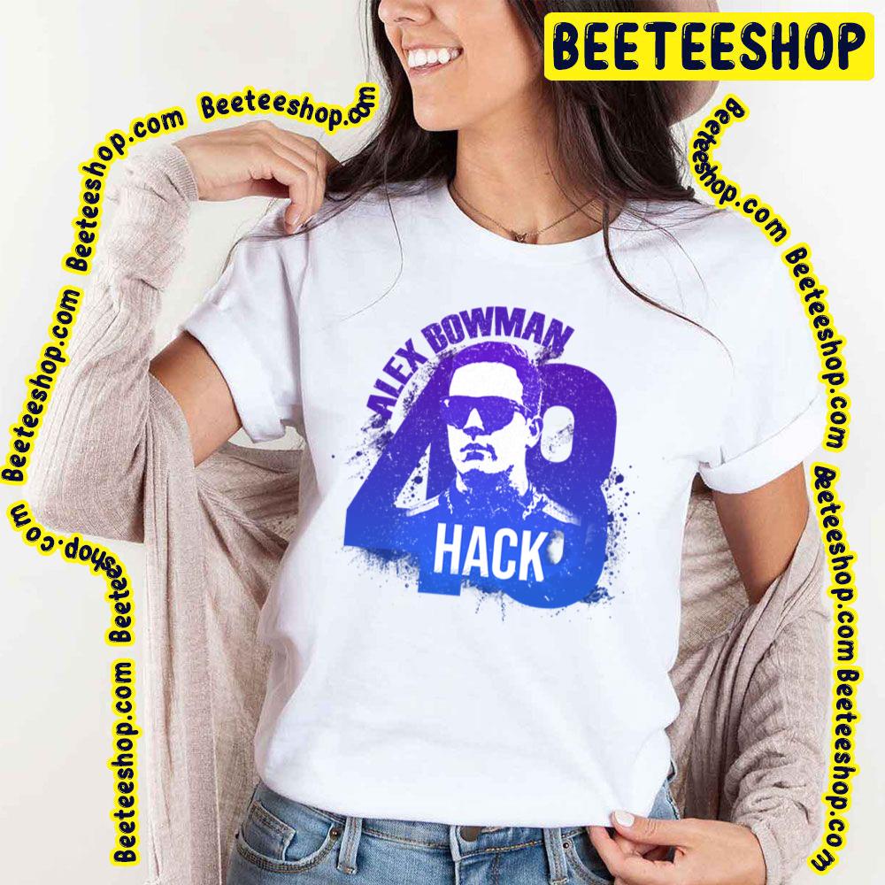 Blue Art Alex Bowman Racing Hack The Race Logo Design Trending Unisex T-Shirt Blue Art Alex Bowman Racing Hack The Race Logo Design Trending Unisex T-Shirt