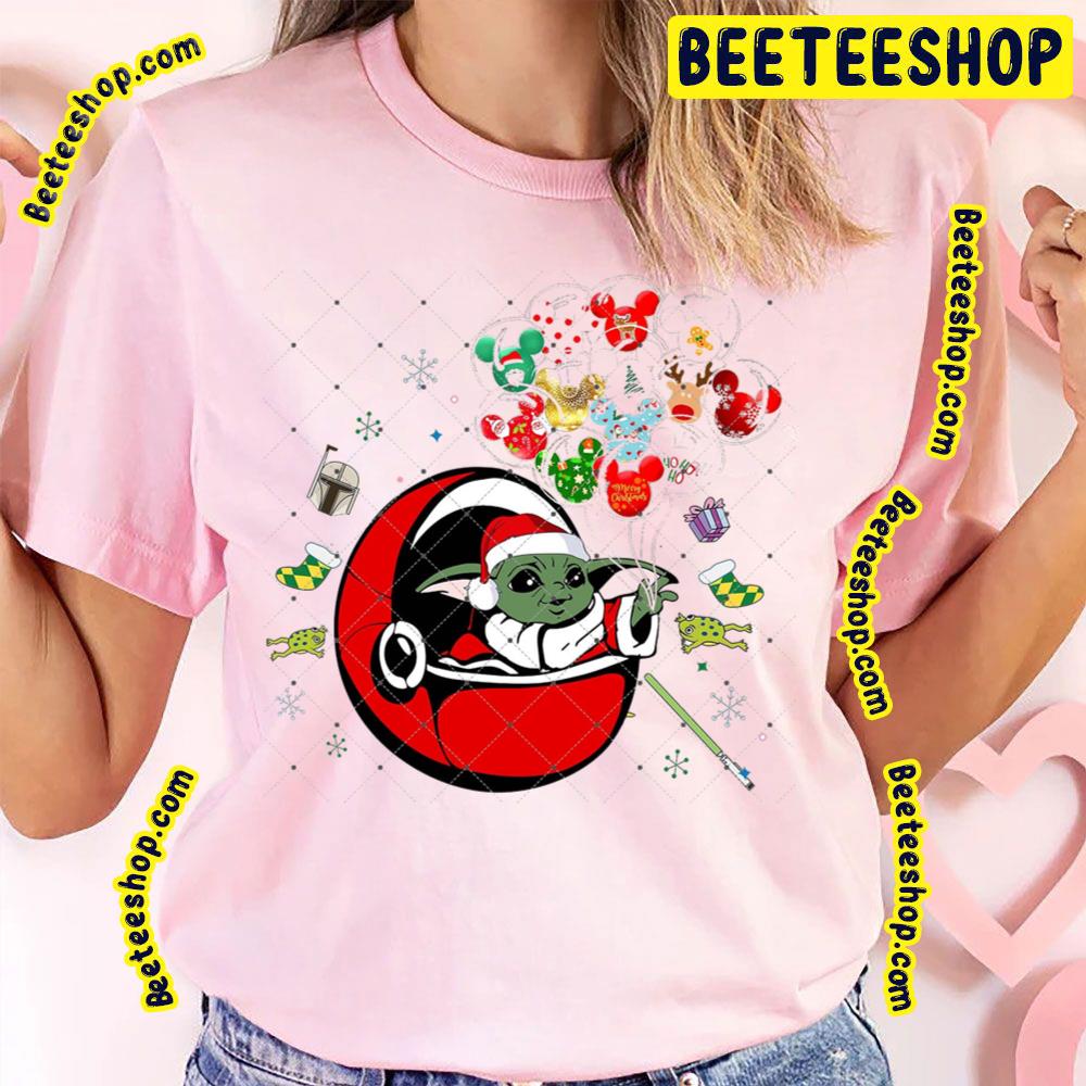 Bundle Christmas Magic Kingdom Baby Yoda Trending Unisex T-Shirt Bundle Christmas Magic Kingdom Baby Yoda Trending Unisex T-Shirt