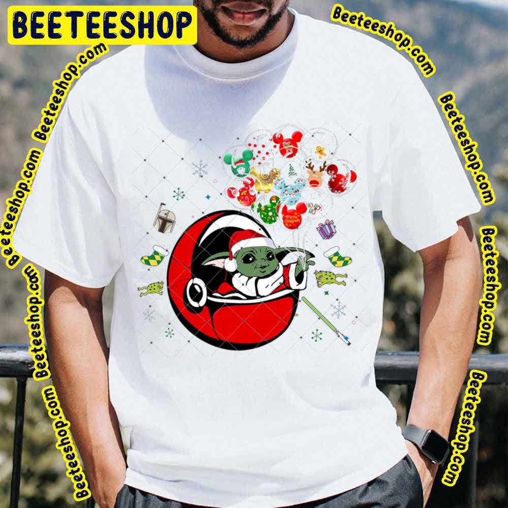 Bundle Christmas Magic Kingdom Baby Yoda Trending Unisex T-Shirt Bundle Christmas Magic Kingdom Baby Yoda Trending Unisex T-Shirt