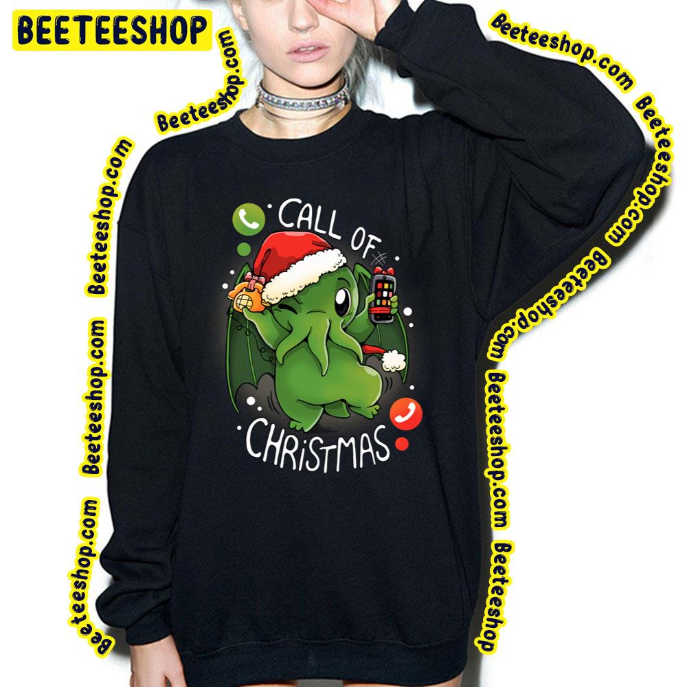 Call Of Christmas Cthulhu Funny Art Trending Unisex Sweatshirt Call Of Christmas Cthulhu Funny Art Trending Unisex Sweatshirt