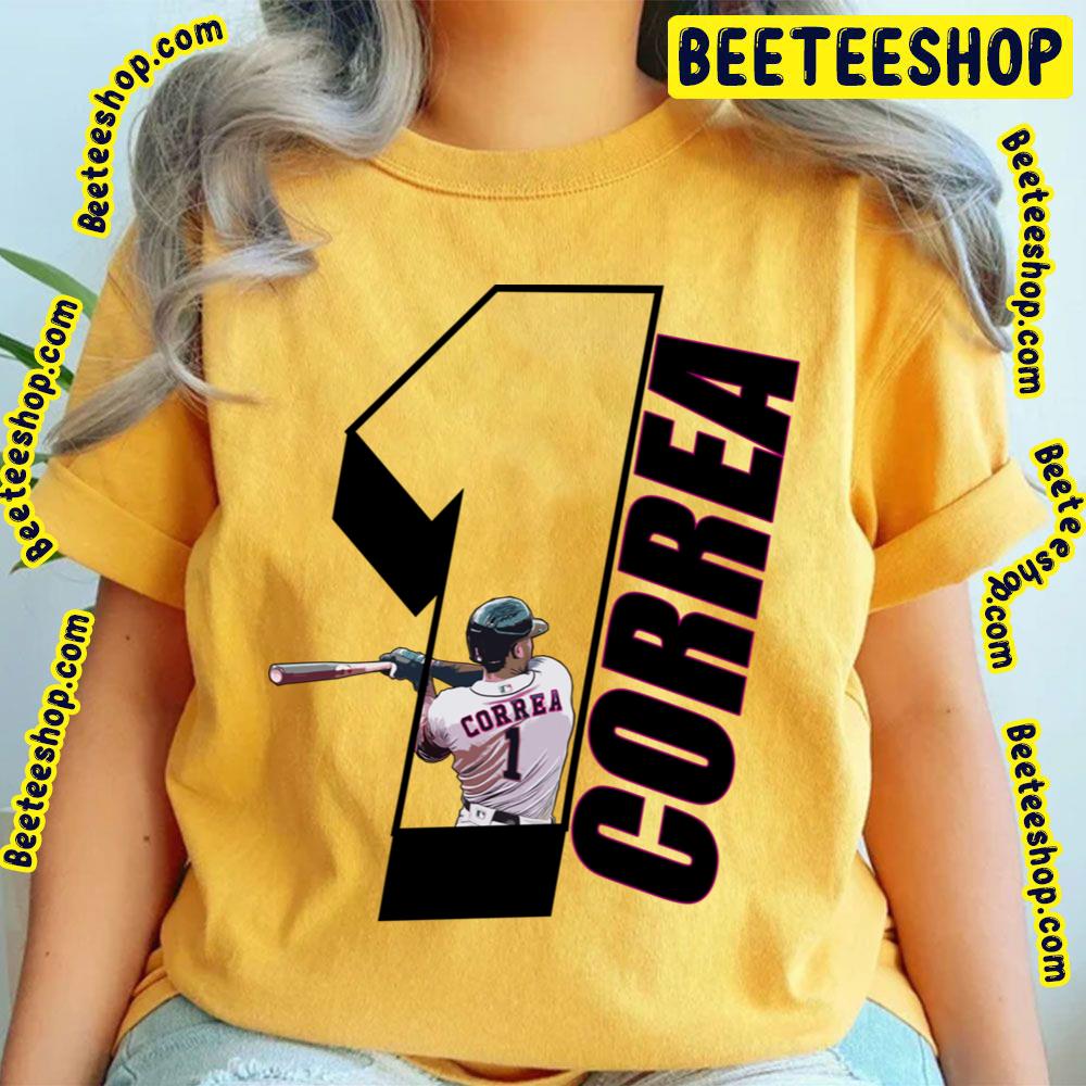 Carlos Correa Number One Artwork Baseball Trending Unisex T-Shirt Carlos Correa Number One Artwork Baseball Trending Unisex T-Shirt