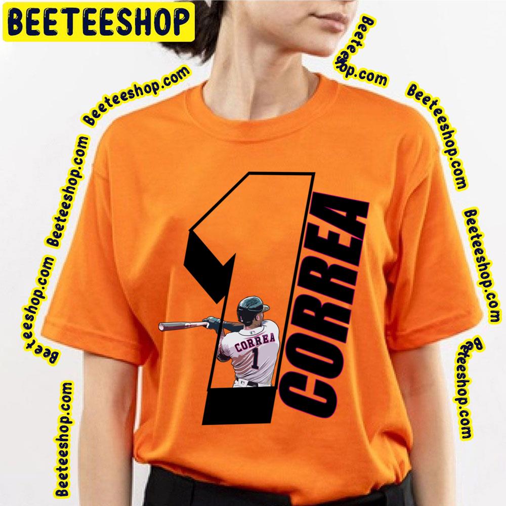 Carlos Correa Number One Artwork Baseball Trending Unisex T-Shirt Carlos Correa Number One Artwork Baseball Trending Unisex T-Shirt