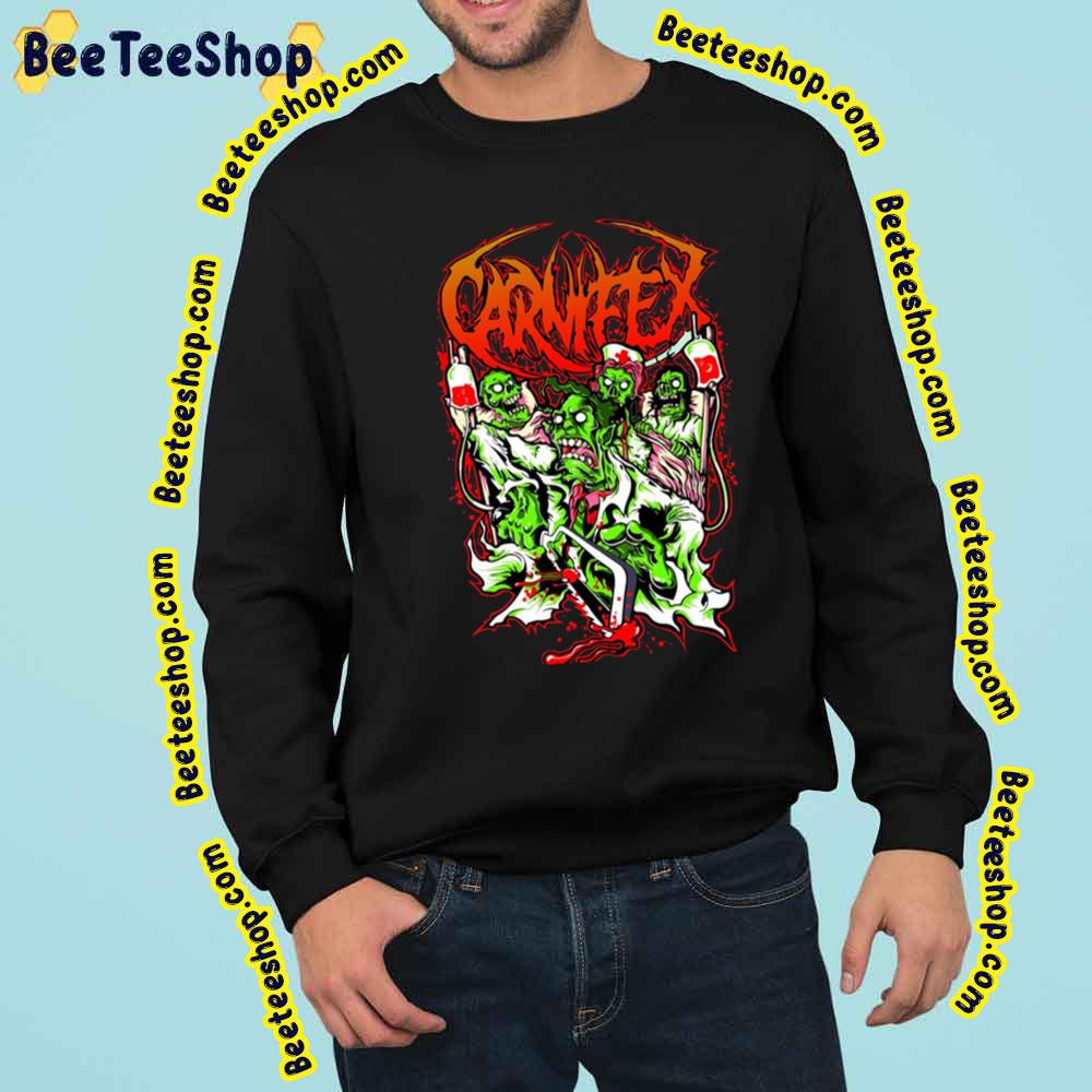 Carnifex Merch Poster Zombie Cartoon Art Trending Unisex Sweatshirt Carnifex Merch Poster Zombie Cartoon Art Trending Unisex Sweatshirt