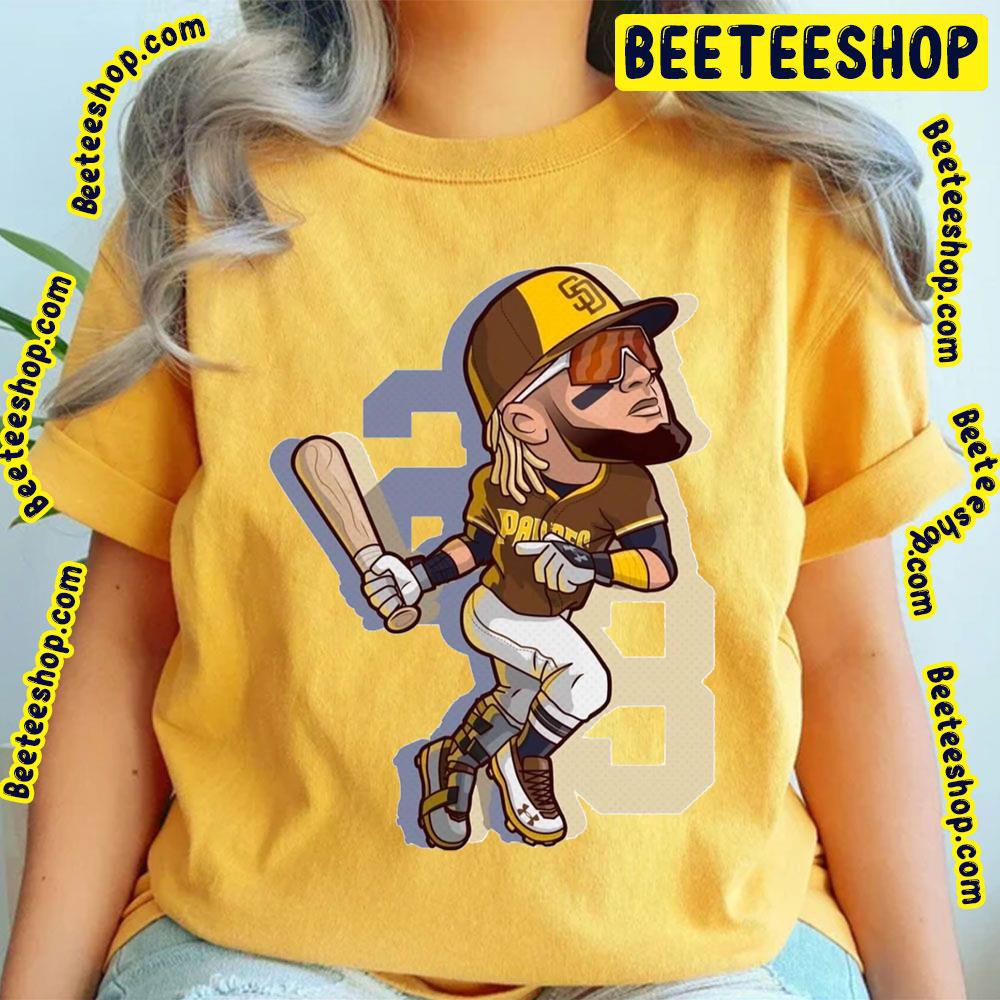 Cartoon Art Fernando Gabriel Tatís Medina Jr. Baseball Player Trending Unisex T-Shirt Cartoon Art Fernando Gabriel Tatís Medina Jr. Baseball Player Trending Unisex T-Shirt