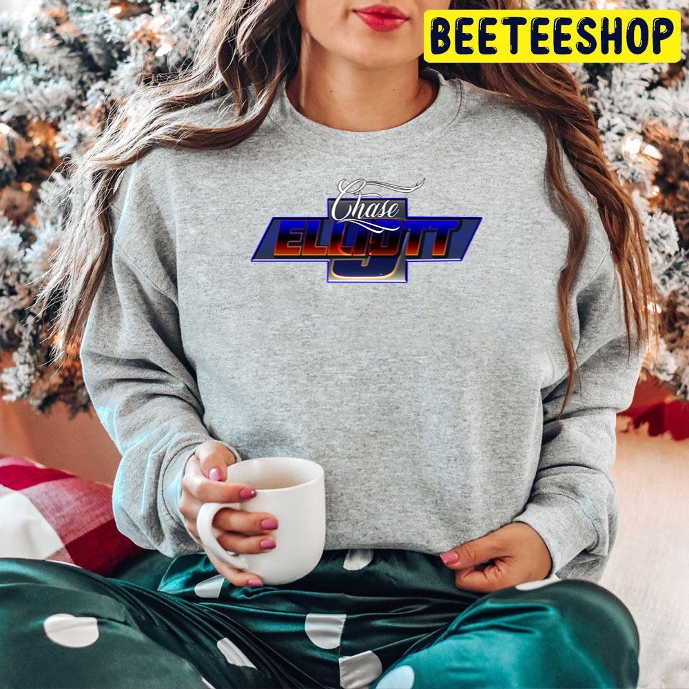 Chase Elliott Racing Blue Logo Design Graphic Art Trending Unisex Hoodie Chase Elliott Racing Blue Logo Design Graphic Art Trending Unisex Hoodie