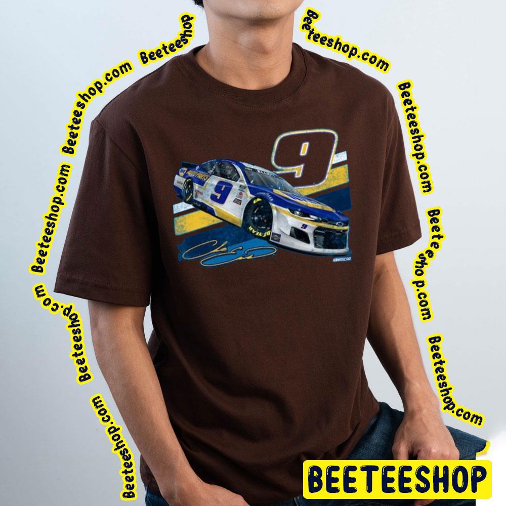 Chase Elliott Racing Car 9 Vintage Art Graphic Trending Unisex T-Shirt Chase Elliott Racing Car 9 Vintage Art Graphic Trending Unisex T-Shirt