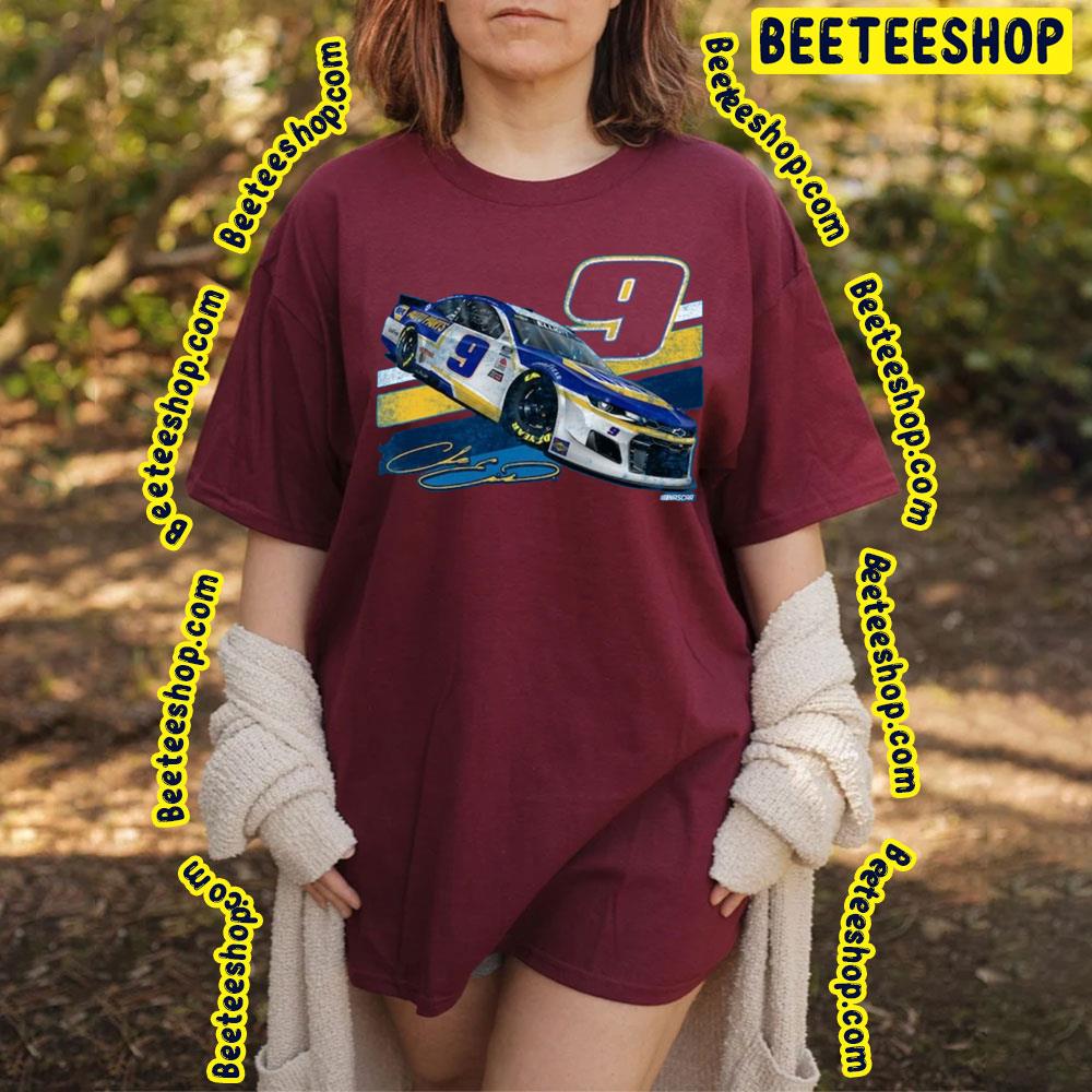 Chase Elliott Racing Car 9 Vintage Art Graphic Trending Unisex T-Shirt Chase Elliott Racing Car 9 Vintage Art Graphic Trending Unisex T-Shirt