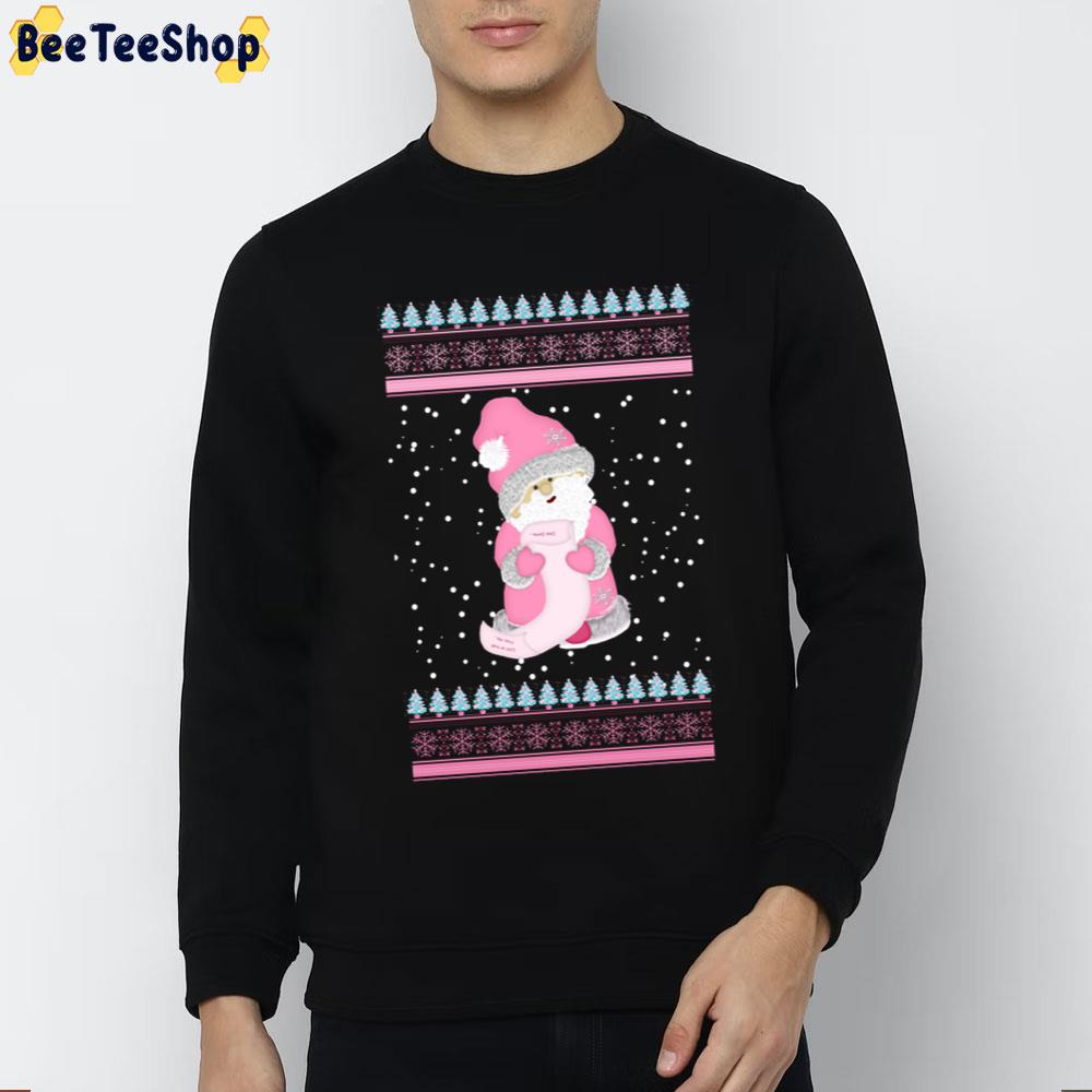Chibi Cute Pink Santa Claus Christmas Trending Unisex Sweatshirt Chibi Cute Pink Santa Claus Christmas Trending Unisex Sweatshirt