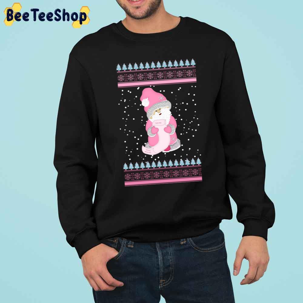 Chibi Cute Pink Santa Claus Christmas Trending Unisex Sweatshirt Chibi Cute Pink Santa Claus Christmas Trending Unisex Sweatshirt