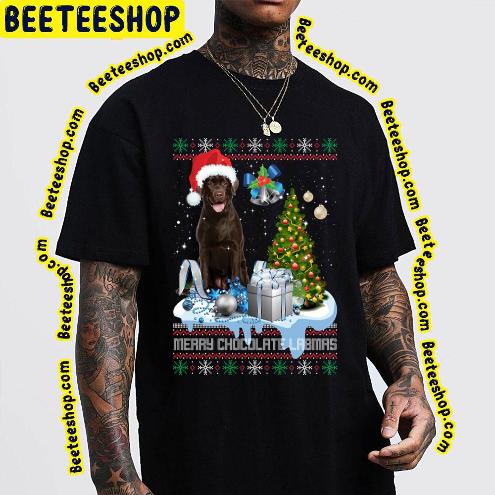 Chocolate Labrador Santa Hat Christmas Trending Unisex Sweatshirt Chocolate Labrador Santa Hat Christmas Trending Unisex Sweatshirt