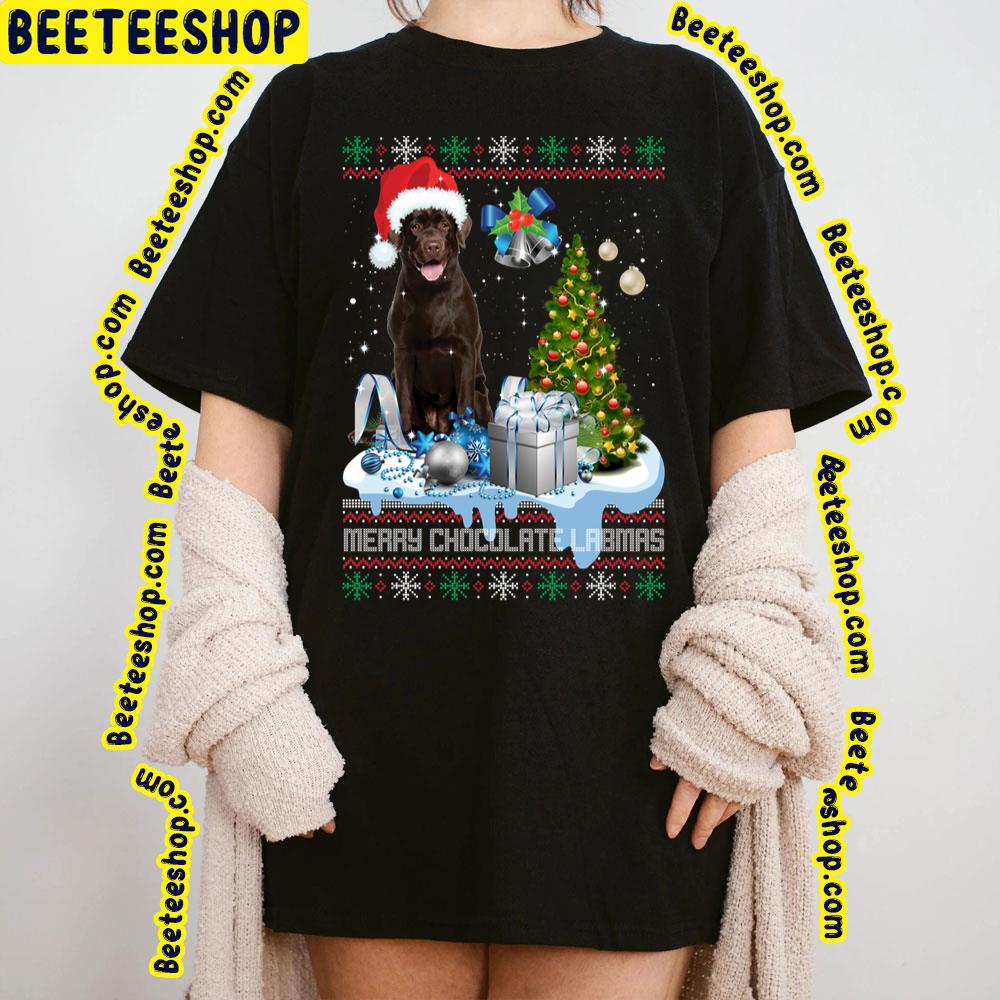 Chocolate Labrador Santa Hat Christmas Trending Unisex Sweatshirt Chocolate Labrador Santa Hat Christmas Trending Unisex Sweatshirt