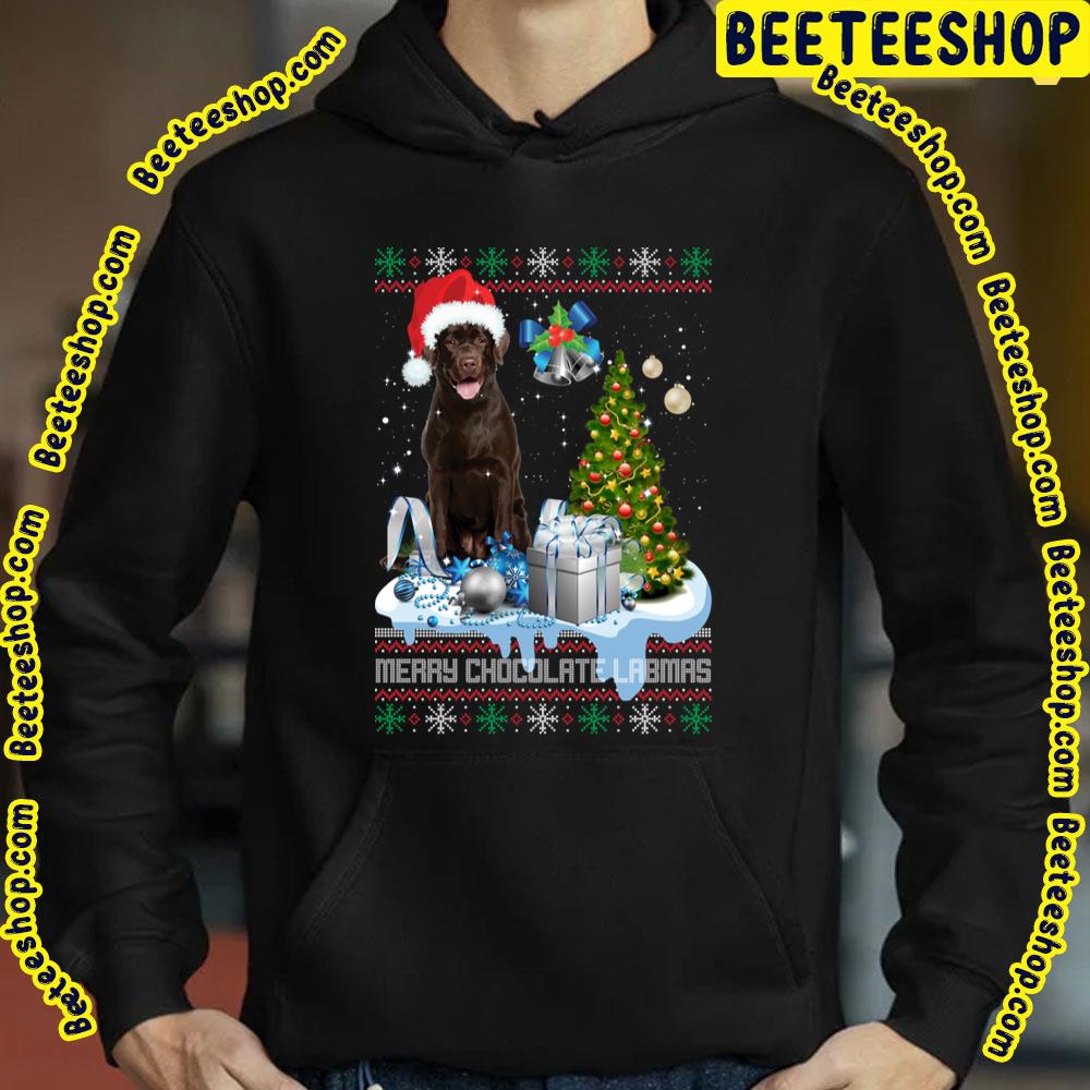 Chocolate Labrador Santa Hat Christmas Trending Unisex Sweatshirt Chocolate Labrador Santa Hat Christmas Trending Unisex Sweatshirt