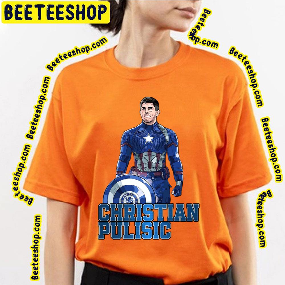 Christian Pulisic Captain American Suit Trending Unisex T-Shirt Christian Pulisic Captain American Suit Trending Unisex T-Shirt