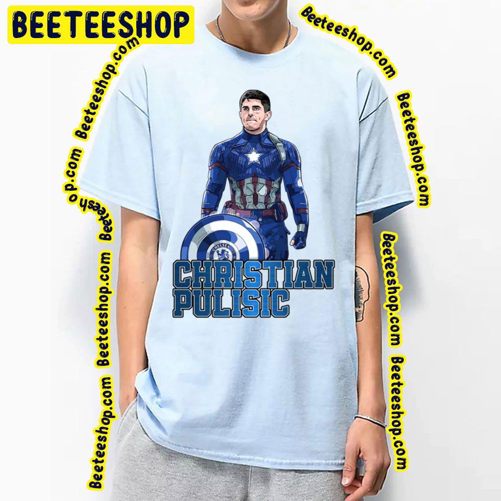 Christian Pulisic Captain American Suit Trending Unisex T-Shirt Christian Pulisic Captain American Suit Trending Unisex T-Shirt