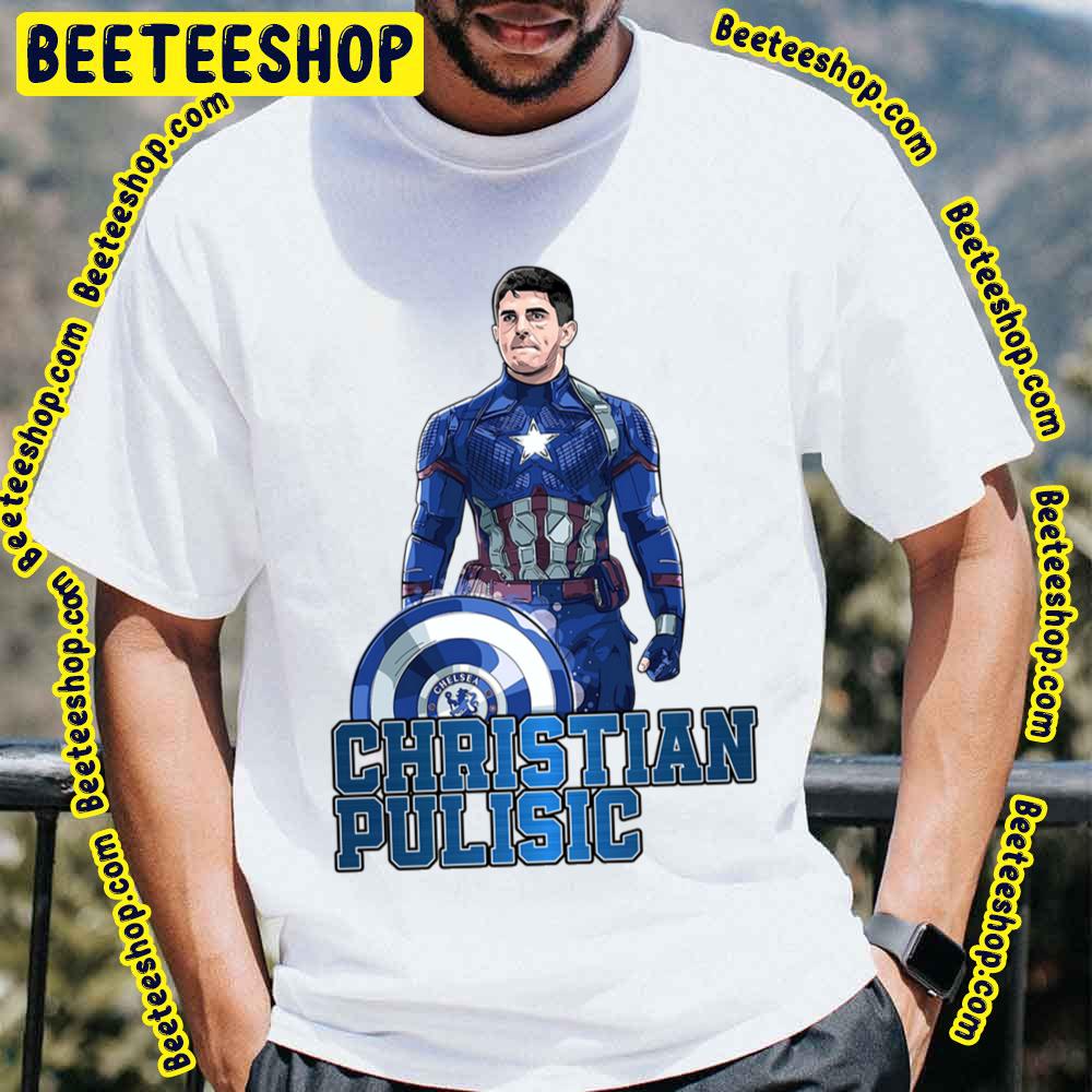 Christian Pulisic Captain American Suit Trending Unisex T-Shirt Christian Pulisic Captain American Suit Trending Unisex T-Shirt