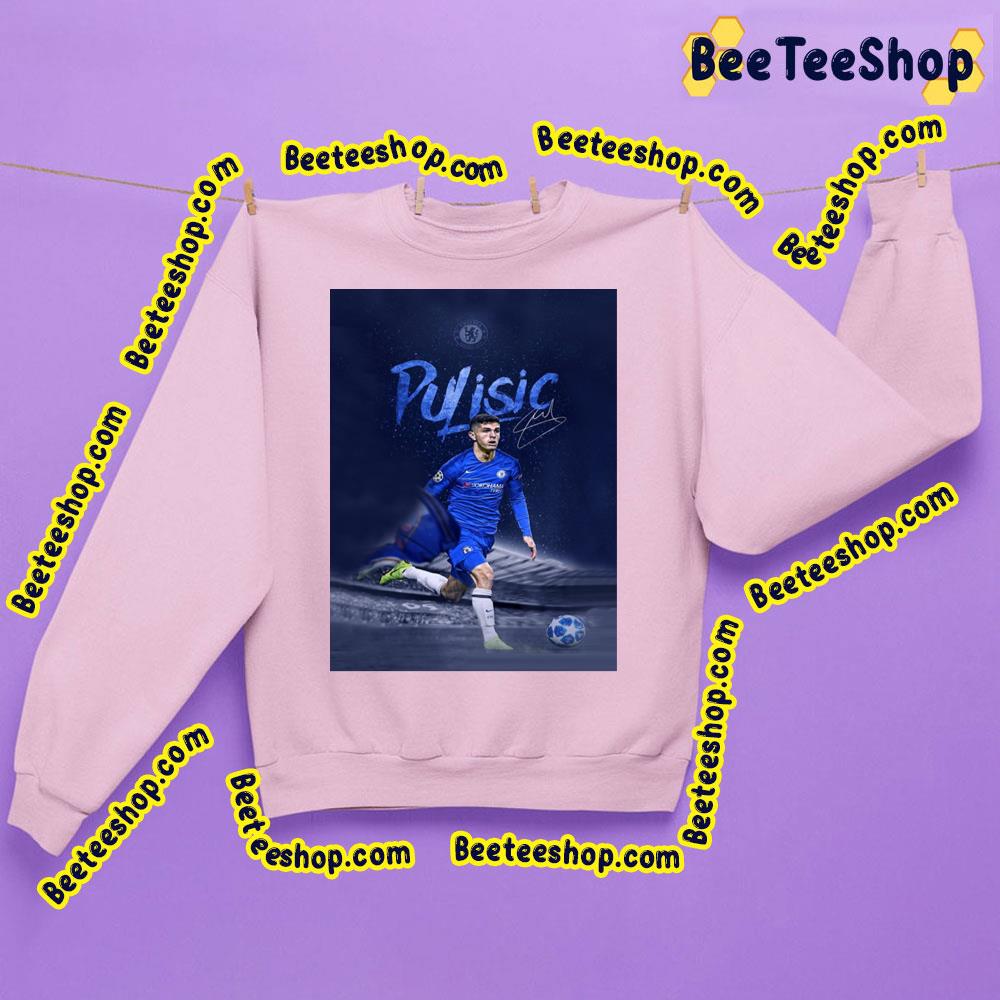 Christian Pulisic Chelsea With Signature Trending Unisex Sweatshirt Christian Pulisic Chelsea With Signature Trending Unisex Sweatshirt