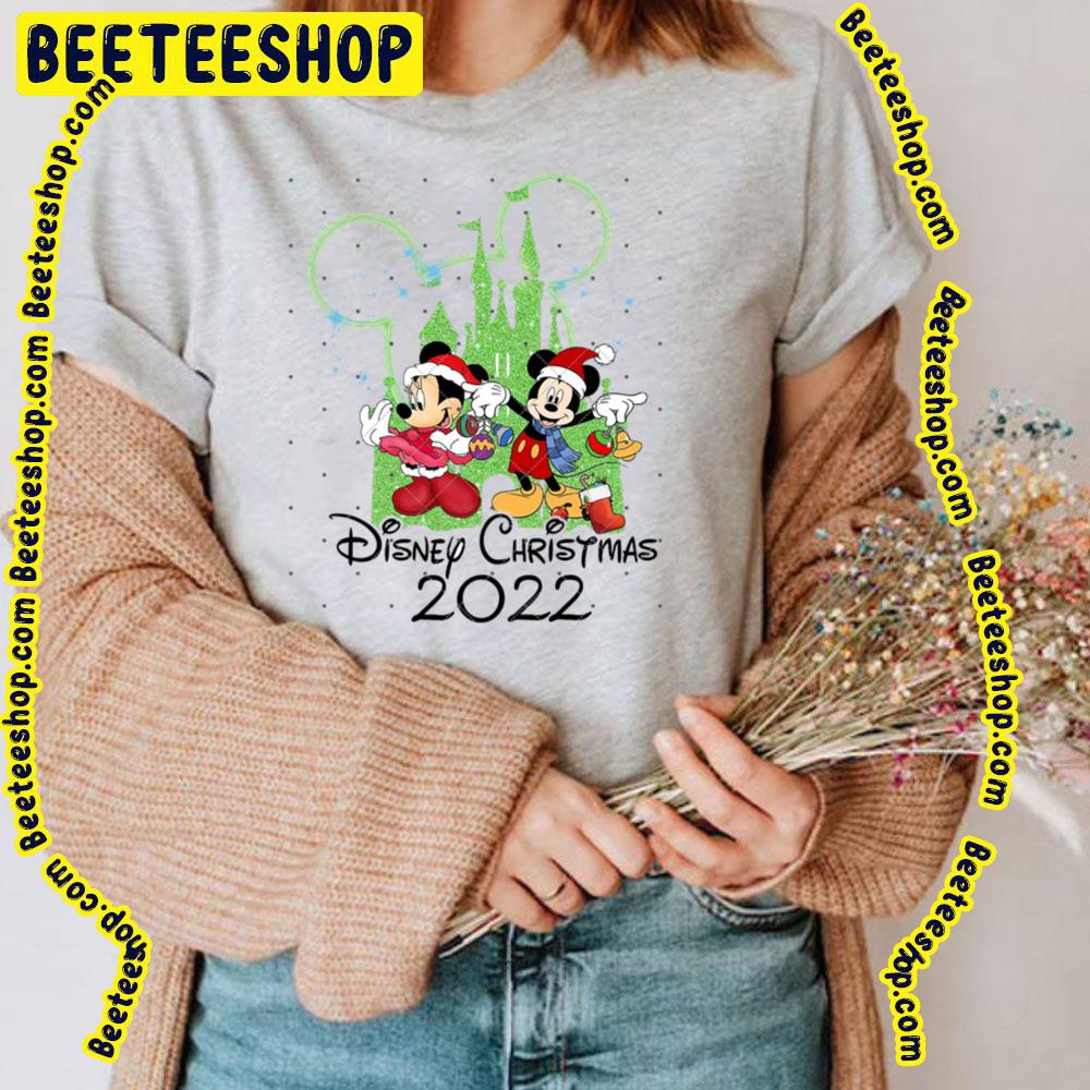 Christmas 2022 Mickey Minnie Disney Trending Unisex T-Shirt Christmas 2022 Mickey Minnie Disney Trending Unisex T-Shirt