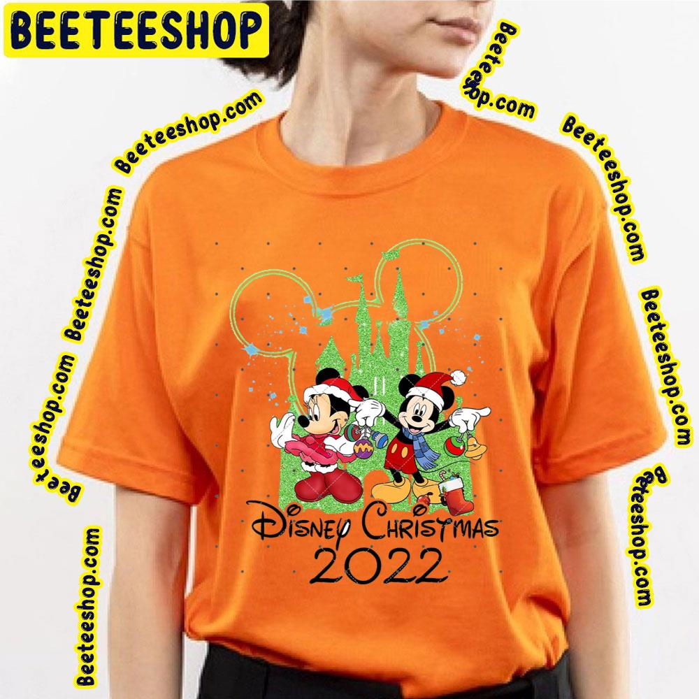 Christmas 2022 Mickey Minnie Disney Trending Unisex T-Shirt Christmas 2022 Mickey Minnie Disney Trending Unisex T-Shirt