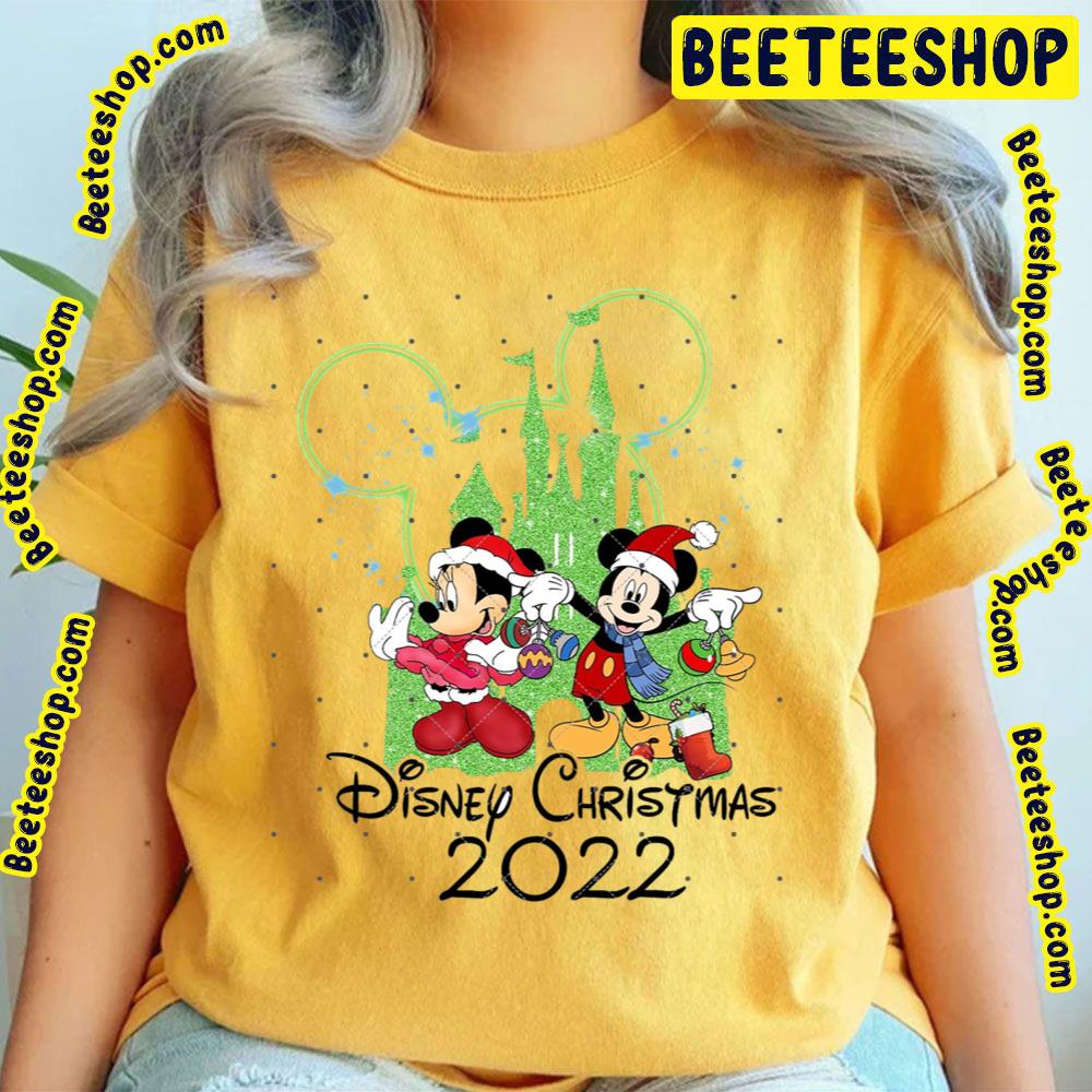 Christmas 2022 Mickey Minnie Disney Trending Unisex T-Shirt Christmas 2022 Mickey Minnie Disney Trending Unisex T-Shirt