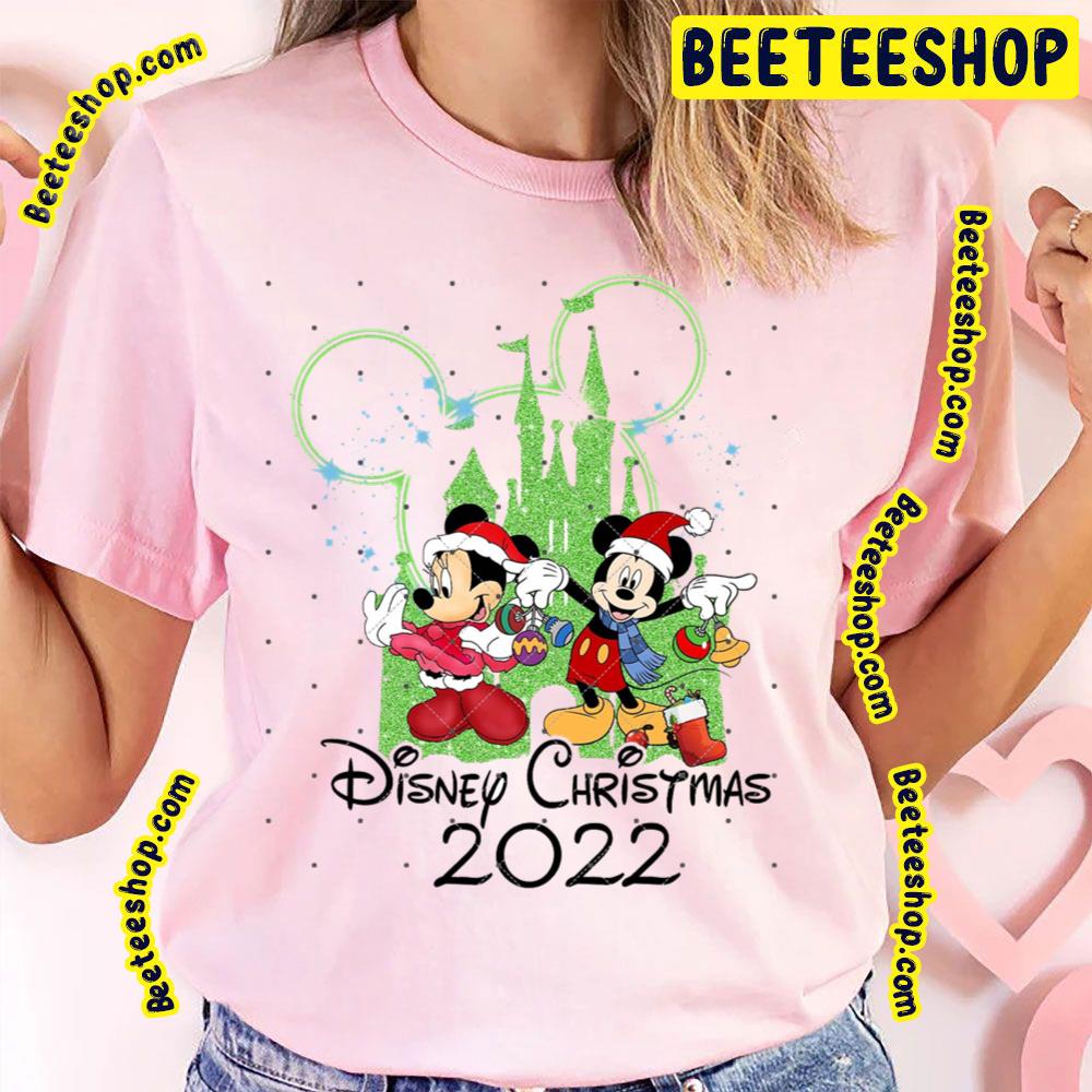 Christmas 2022 Mickey Minnie Disney Trending Unisex T-Shirt Christmas 2022 Mickey Minnie Disney Trending Unisex T-Shirt