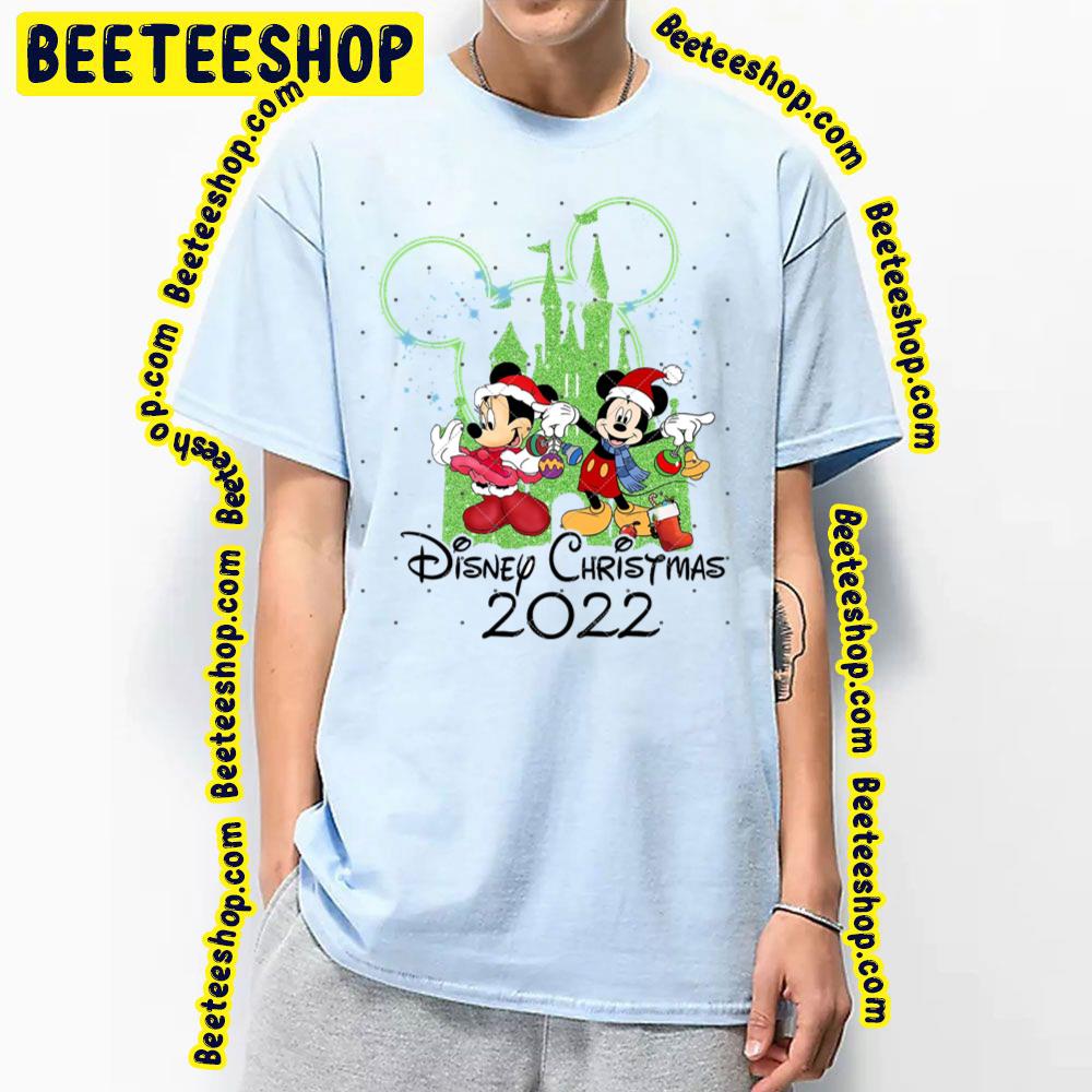Christmas 2022 Mickey Minnie Disney Trending Unisex T-Shirt Christmas 2022 Mickey Minnie Disney Trending Unisex T-Shirt