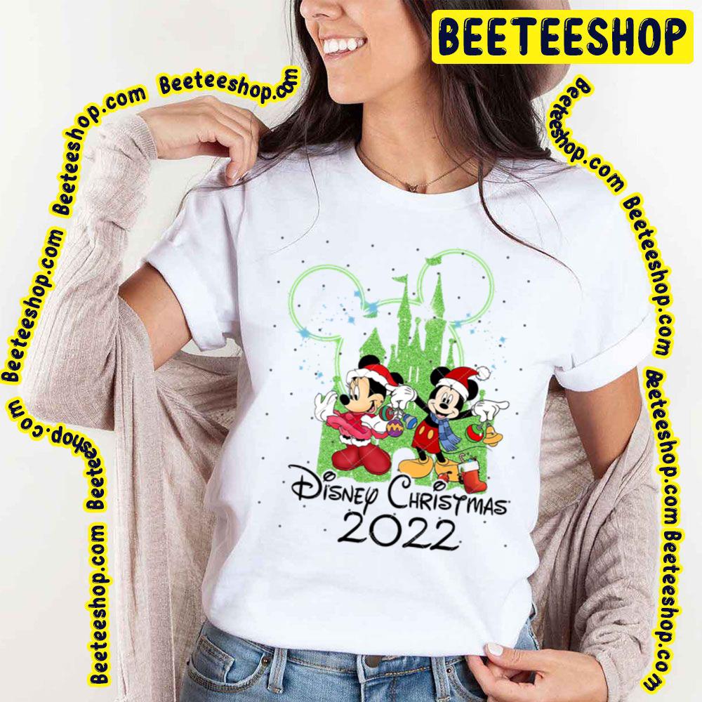 Christmas 2022 Mickey Minnie Disney Trending Unisex T-Shirt Christmas 2022 Mickey Minnie Disney Trending Unisex T-Shirt