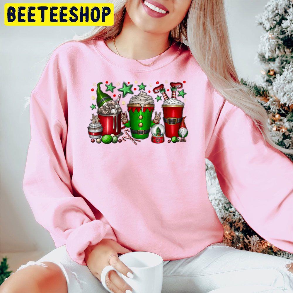 Christmas Coffee Drink Funny Elf Trending Unisex Hoodie Christmas Coffee Drink Funny Elf Trending Unisex Hoodie