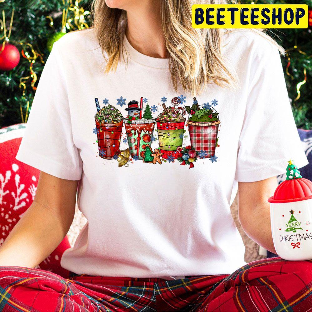 Christmas Coffee Drink Funny Snow Man Trending Unisex Hoodie Christmas Coffee Drink Funny Snow Man Trending Unisex Hoodie