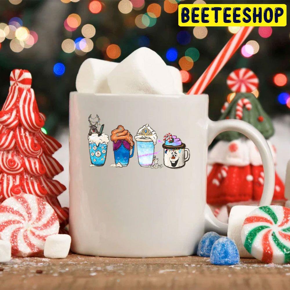 Christmas Coffee Latte Frozen Trending Unisex Hoodie Christmas Coffee Latte Frozen Trending Unisex Hoodie