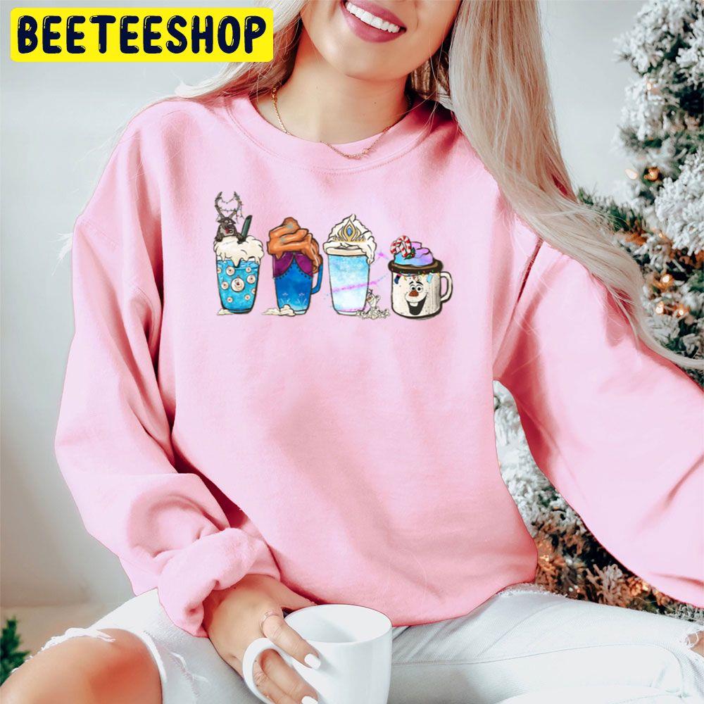 Christmas Coffee Latte Frozen Trending Unisex Hoodie Christmas Coffee Latte Frozen Trending Unisex Hoodie