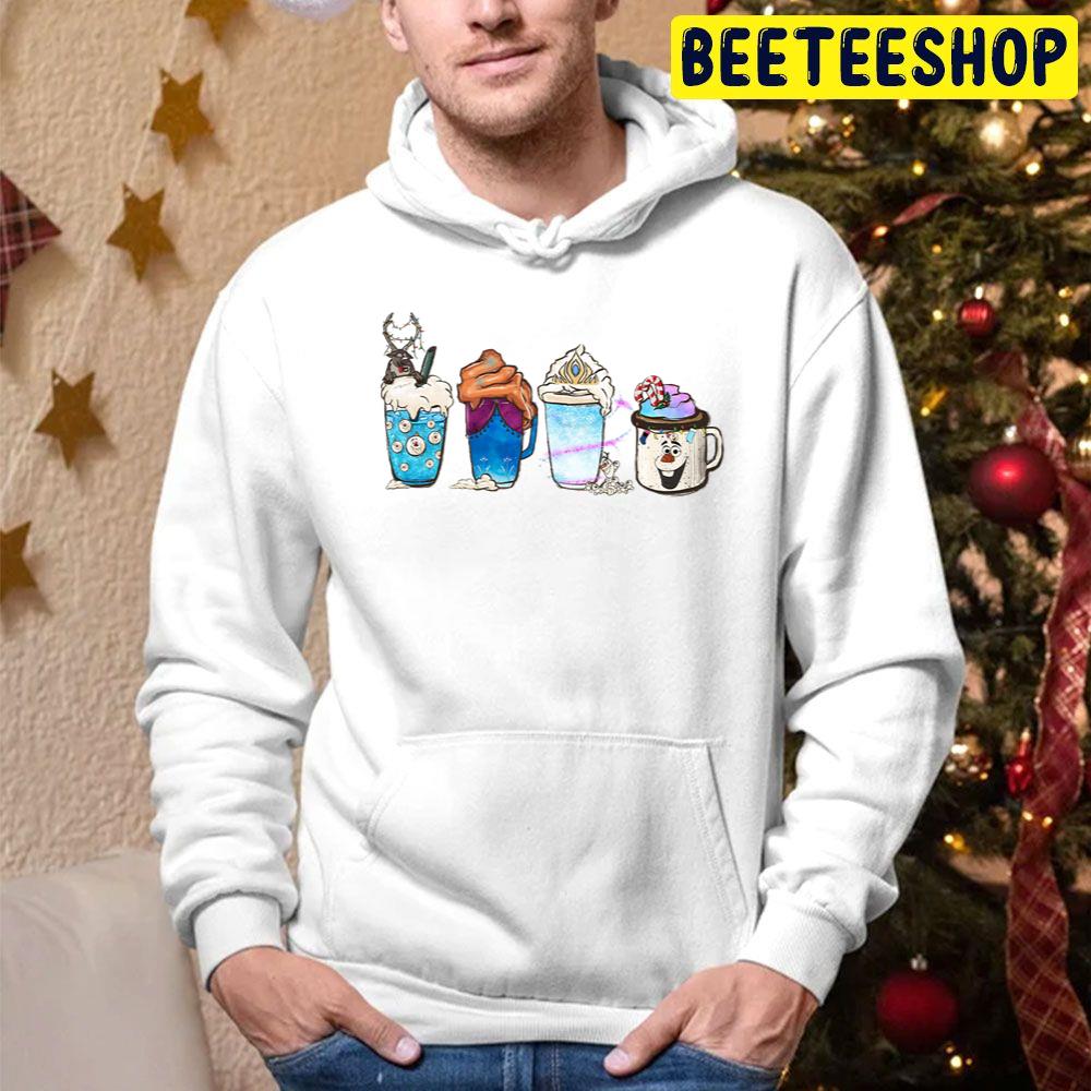 Christmas Coffee Latte Frozen Trending Unisex Hoodie Christmas Coffee Latte Frozen Trending Unisex Hoodie