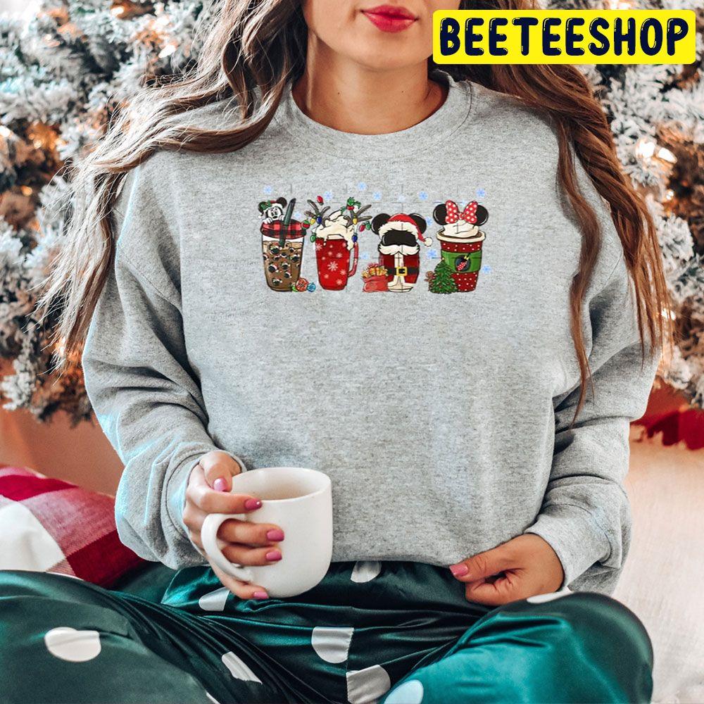 Christmas Coffee Latte Mickey And Minnie Disney Trending Unisex Hoodie Christmas Coffee Latte Mickey And Minnie Disney Trending Unisex Hoodie
