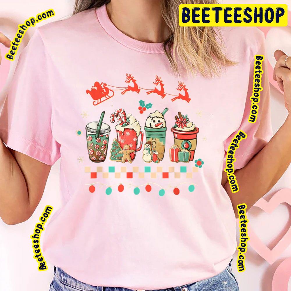 Christmas Coffee Latte Mint Candy Gingerbread Trending Unisex T-Shirt Christmas Coffee Latte Mint Candy Gingerbread Trending Unisex T-Shirt